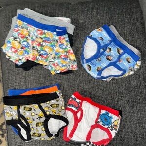 #12 
. 12 Kids' Colorful Cartoon Underwear Set